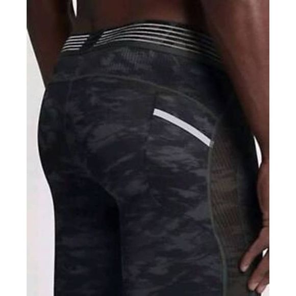 NEW Men's Small NIKE PRO Dri-Fit Printed Basketball Tights Pants Camo 880837-060 - Picture 4 of 4